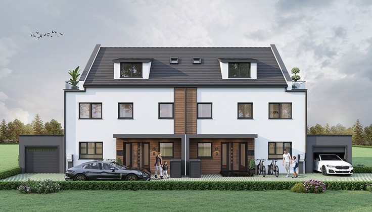 Doppelhaushälfte, Haus kaufen in Neusäß - Mittelfeld Residence, 