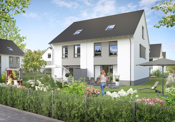 Reihenhaus, Doppelhaushälfte, Haus kaufen in Duisburg-Wedau - Kalkweg 189-197b, Kalkweg 189-197b