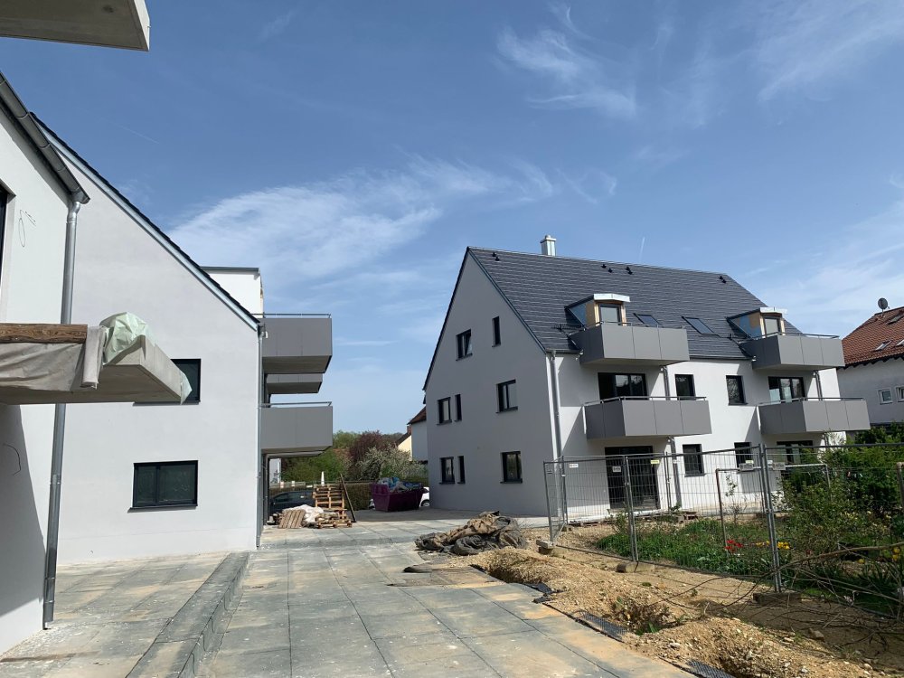 Visualisierung Neubauprojekt Mehrparteienhäuser in Lappersdorf, Eigentumswohnungen bei Regensburg