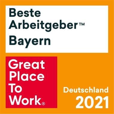 Great place to work - Beste Arbeitgeber&trade; Bayern
