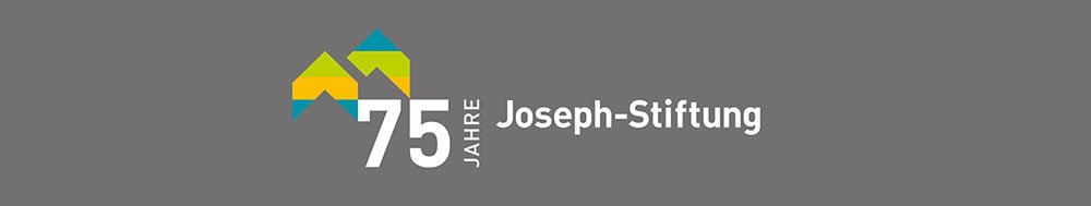 Logo 75 Jahre Joseph-Stiftung kirchliches Wohnungsunternehmen