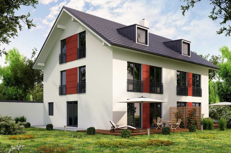 Doppelhaushälfte kaufen in Grasbrunn-Neukeferloh - Tirolerstraße Neukeferloh, Tirolerstraße 4