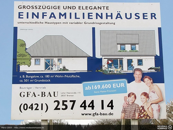 Einfamilienhaus, Haus kaufen in Ritterhude-Stendorf - Einfamilienhäuser Hinterm Felde, Hinterm Felde