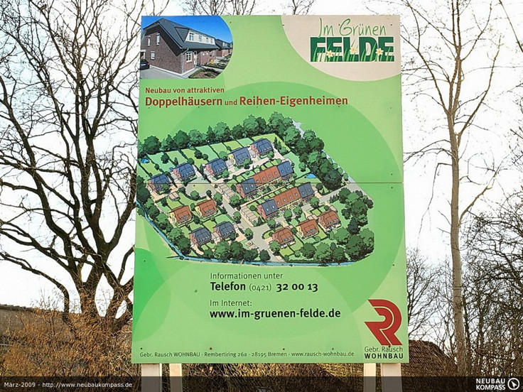 Reihenhaus, Haus kaufen in Bremen-Woltmershausen - Im grünen Felde, Visbeker Straße