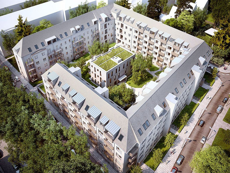 Eigentumswohnung kaufen in München-Schwabing - Blus - Balanced Living Upper Schwabing, Brabanterstraße 1-7 / Luxemburgerstraße 12a-16 / Stengelstraße 19-27