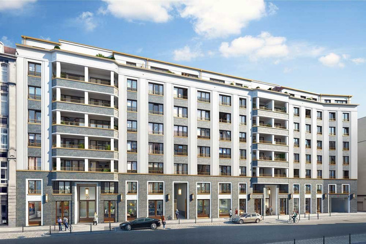 Eigentumswohnung kaufen in Berlin-Mitte - PANDION WALL 18, Wallstraße 18