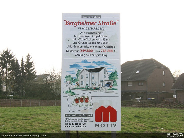 Doppelhaushälfte, Haus kaufen in Moers-Asberg - Doppelhäuser Moers-Asberg, Bergheimer Straße