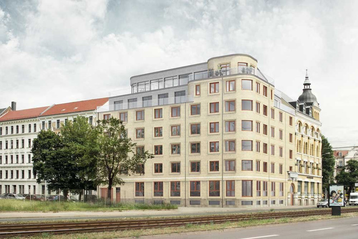 Eigentumswohnung kaufen in Leipzig-Reudnitz - Palais Velhagen & Klasing, Prager Straße 27