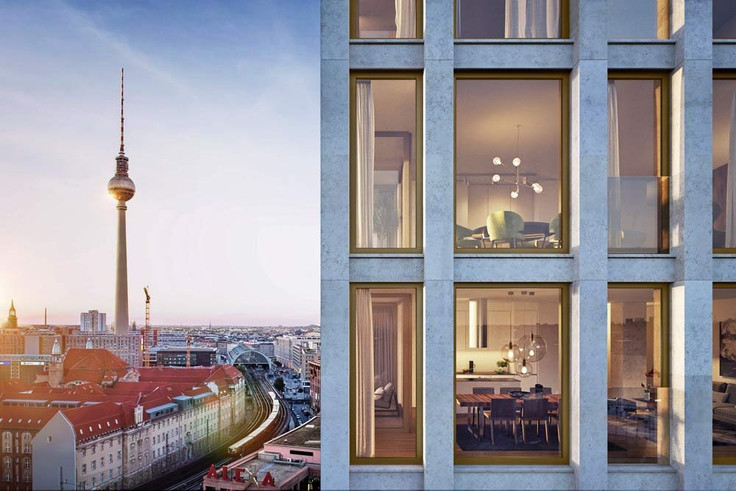 Eigentumswohnung, Mehrfamilienhaus kaufen in Berlin-Mitte - GRANDAIRE Berlin-Mitte, Voltairestraße 11