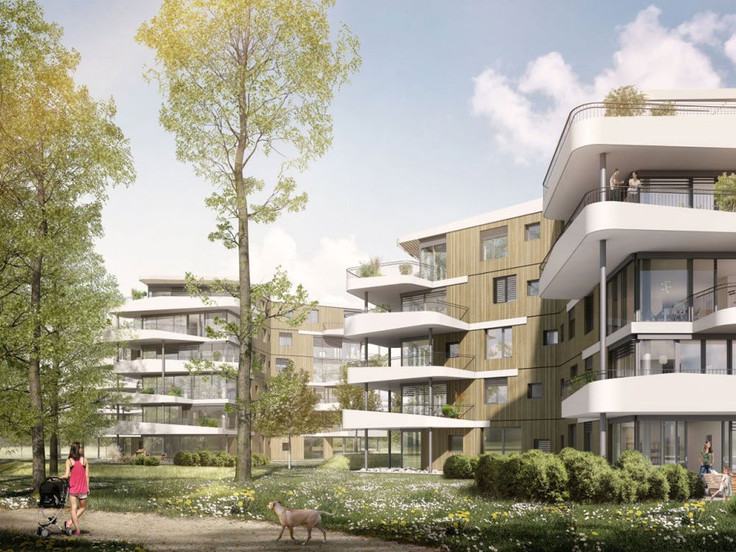 Leben im Spinnereipark Kolbermoor Neubau Eigentumswohnung kaufen