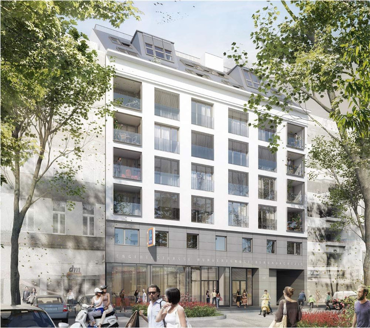 Eigentumswohnung kaufen in Wien-2. Bezirk - Leopoldstadt - MEXO City Homes, Engerthstraße 187