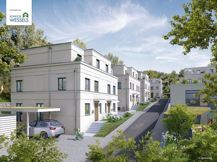 Doppelhaushälfte, Einfamilienhaus kaufen in Potsdam-Teltower Vorstadt - ALBERTS GRÜN, Albert-Einstein-Straße