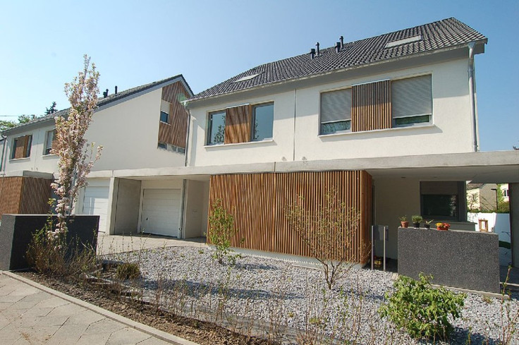Reihenhaus, Doppelhaushälfte kaufen in Düsseldorf-Stockum - Doppelhäuser Lilienthalstraße, Lilienthalstraße