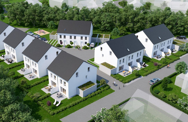 Reihenhaus, Doppelhaushälfte, Haus kaufen in Alsdorf - An der Mönch Hof Sod, An der Mönchhof Sod