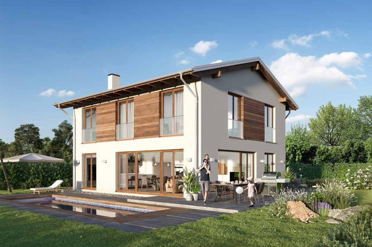 Einfamilienhaus, Haus kaufen in Eching (Landkreis Freising)-Dietersheim - Landhausvillen Dietersheim bei Garching, Isarstaße / Ecke Mühlenweg