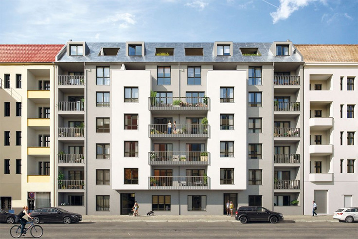 Eigentumswohnung, Mehrfamilienhaus kaufen in Berlin-Prenzlauer Berg - FLATZ Berlin, Schieritzstrasse 29/31