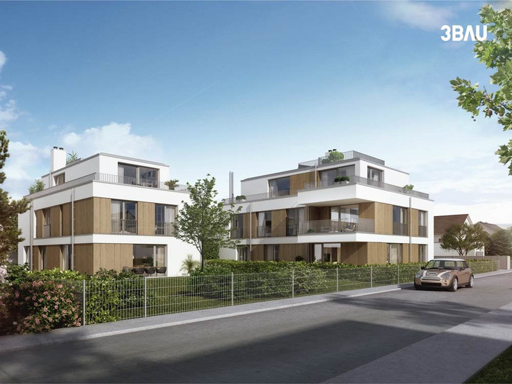 Eigentumswohnung, Maisonettewohnung, Mehrfamilienhaus, Penthouse kaufen in München-Lochhausen - Hallstätter Straße, Hallstätter Straße 12–14