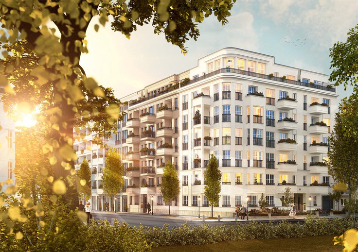 Eigentumswohnung, Penthouse kaufen in Berlin-Wilmersdorf - STADTPALAIS NASSAU, Gasteiner Straße 1 / Nassauische Straße 35
