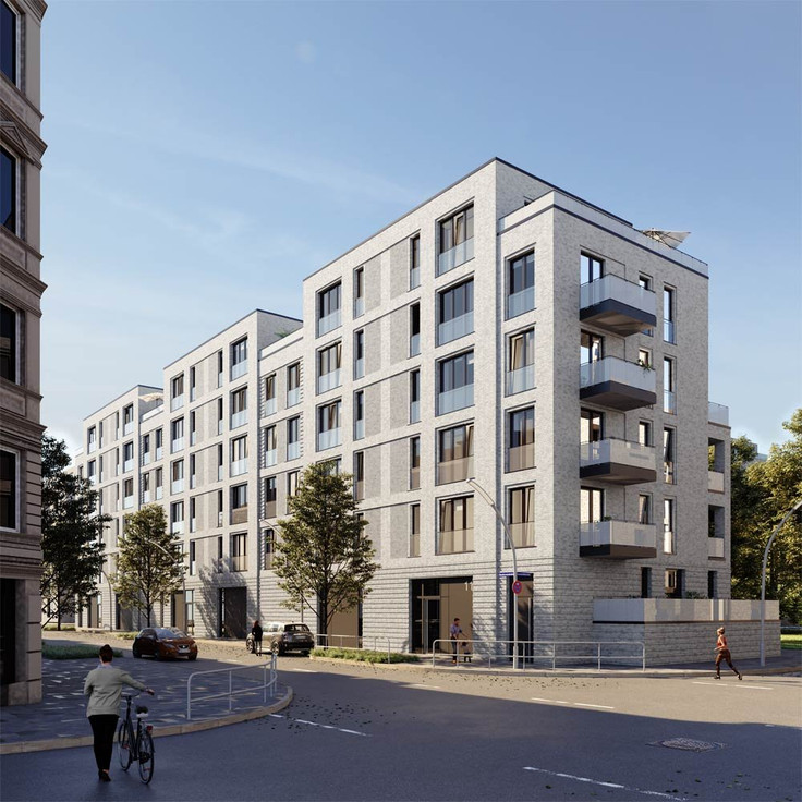 Eigentumswohnung kaufen in Hamburg-Barmbek-Süd - PIANOSUITES - Komponistenviertel, Beethovenstraße 7-11