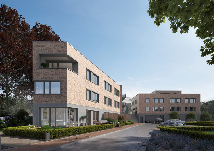 Eigentumswohnung, Reihenhaus, Stadthaus, Haus kaufen in Ahrensburg - Leveland, Hamburger Straße 85 a-k