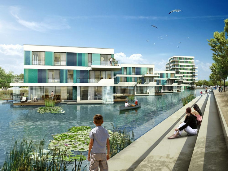 Waterhouses HamburgWilhelmsburg Neubau Eigentumswohnung kaufen