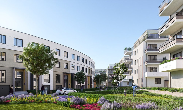 Eigentumswohnung, Reihenhaus, Haus kaufen in Berlin-Mariendorf - Quartier HUGOS, An der alten Gärtnerei 1 - 46