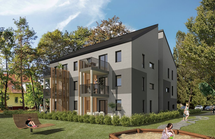 Eigentumswohnung, Kapitalanlage, Mehrfamilienhaus kaufen in Wustermark - 4-Trees, Ahornweg 3, 4 6a/b