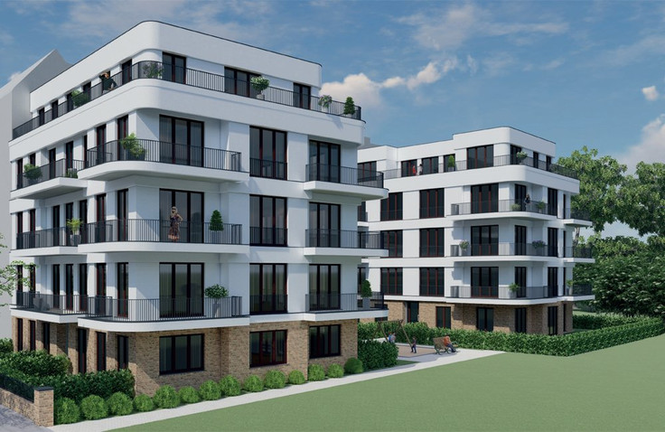 Eigentumswohnung, Mehrfamilienhaus, Penthouse, Erdgeschosswohnung kaufen in Berlin-Tegel - Brunow27, Brunowstraße 27