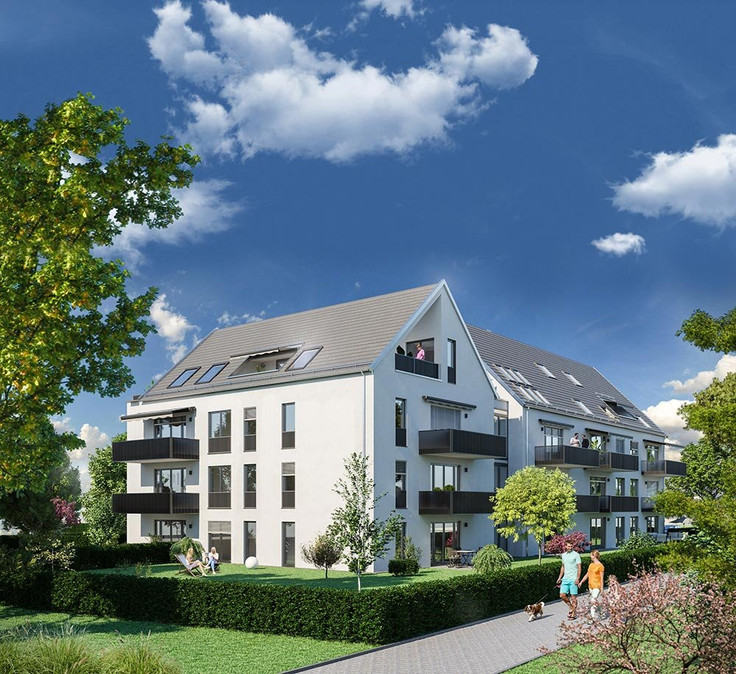 Eigentumswohnung, Penthouse kaufen in Augsburg-Göggingen - URBAN LIVING 2 Augsburg, Mühlstr. 2