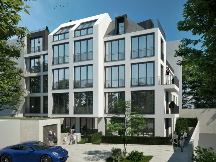 Eigentumswohnung, Kapitalanlage, Maisonettewohnung, Penthouse kaufen in Frankfurt am Main-Nordend - Merianhof, Merianstraße 39H
