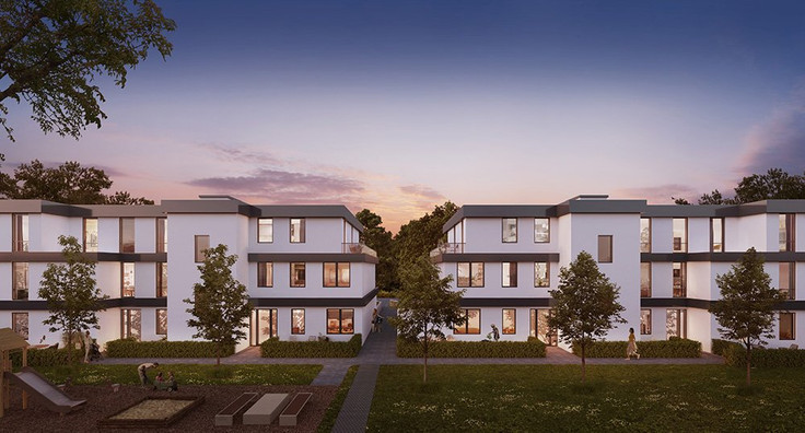 Eigentumswohnung, Maisonettewohnung, Penthouse, Erdgeschosswohnung kaufen in Falkensee - Falkenhöfe, Heinkelstraße 3