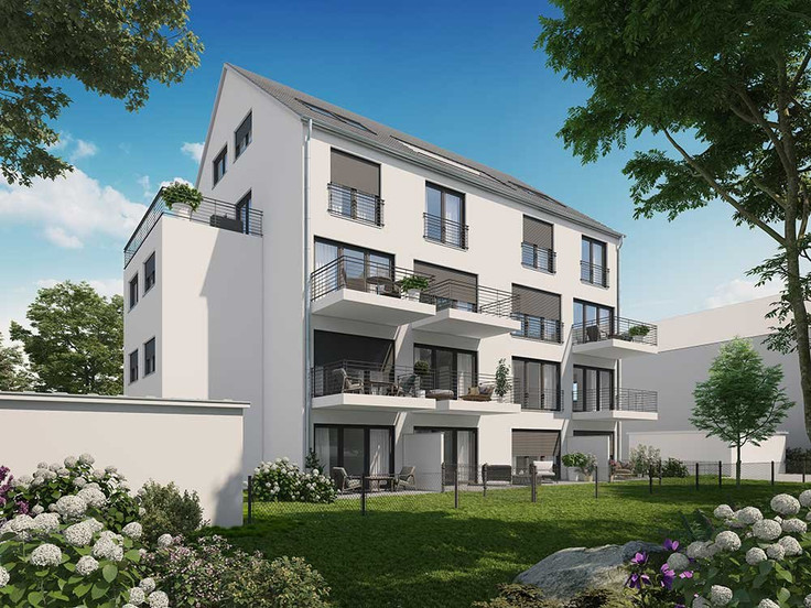 Eigentumswohnung, Dachgeschosswohnung kaufen in Augsburg-Oberhausen - Neue Mennwarth, Mennwarthstraße 5