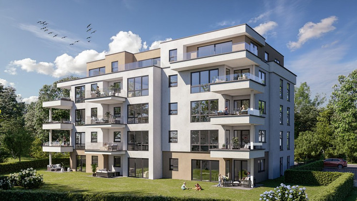 Eigentumswohnung kaufen in Wiesbaden-Mainz-Kostheim - Kostheimer Landstraße 21 und 23, Kostheimer Landstraße 21 bis 23