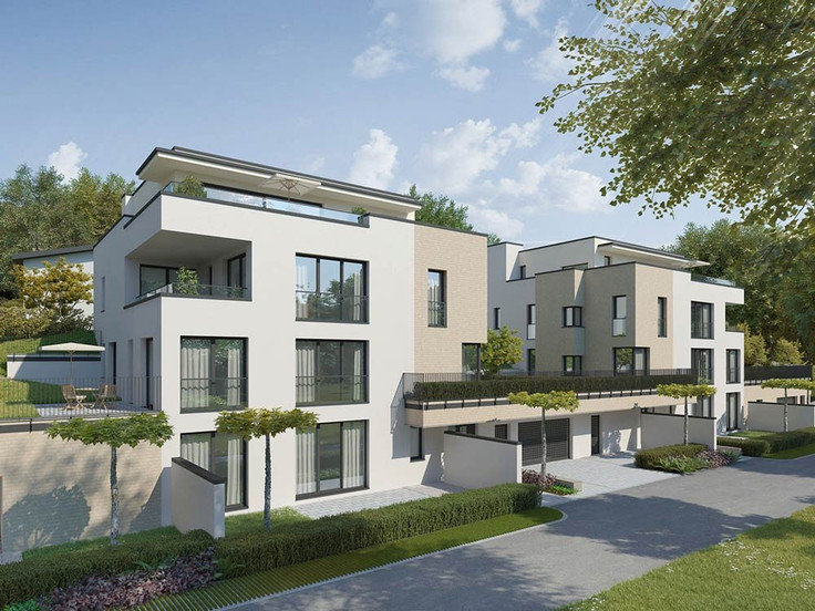 Eigentumswohnung, Penthouse kaufen in Wiesbaden-Nordost - Vivre Wiesbaden, Bornhofenweg 11, 11a, 11b