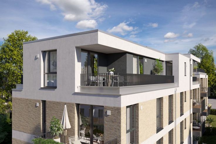 Eigentumswohnung, Penthouse kaufen in Hamburg / Groß Flottbek: WEST NEST, Osdorfer Landstraße 21