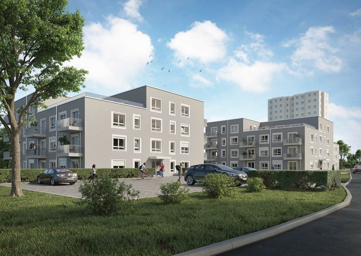 Eigentumswohnung kaufen in Bochum-Ost - BoLiving4, Rüsselsheimer Weg 1, 3, 5 und 20