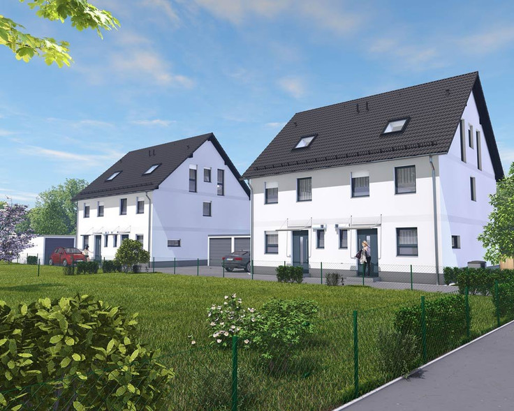 Doppelhaushälfte, Haus kaufen in Nürnberg-Katzwang - Greuther Straße 14b-e, Greuther Straße 14b-e