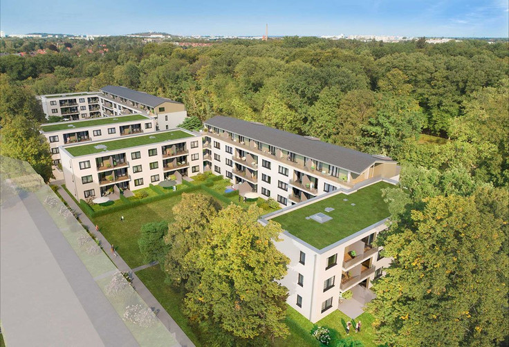 Eigentumswohnung, Penthouse kaufen in Berlin-Biesdorf - Wildrose, Kleiner Parkweg 1-23, Schulstraße 1, 1a, 43, 44