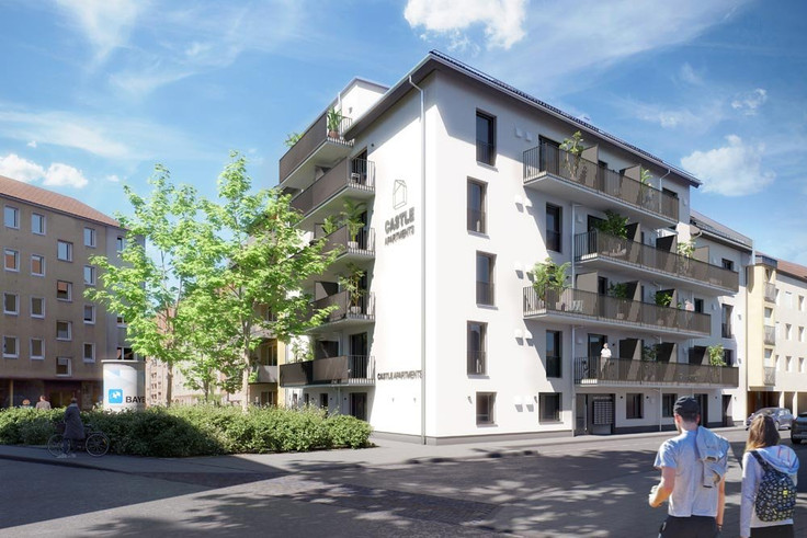 Eigentumswohnung, Apartment, Mikroapartment, Studentenapartments kaufen in Nürnberg-Gleißhammer - Castle Apartments, Ernststraße 1