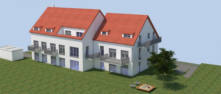 Eigentumswohnung, Dachgeschosswohnung kaufen in Regensburg - Lappersdorfer Straße 34b+c, Lappersdorfer Straße 34b+c
