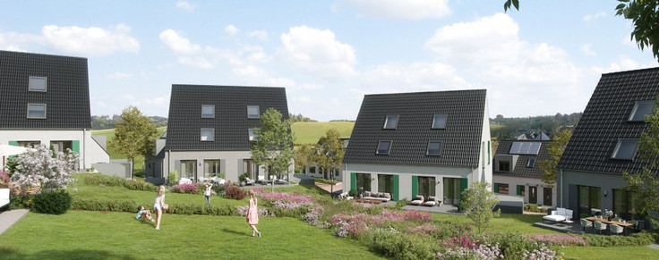 Reihenhaus, Doppelhaushälfte, Einfamilienhaus, Haus kaufen in Wülfrath - Bergische Gärten, Schlehenweg/Ulmenweg