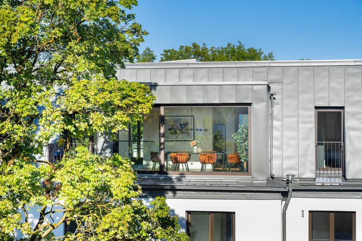 Eigentumswohnung, Dachgeschosswohnung, Penthouse kaufen in München-Schwabing - NOYA Dachgeschosswohnungen, Stengelstraße 3 – 17, Luxemburger Straße 6 & 10