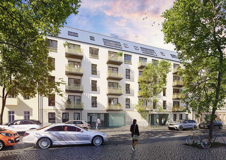Eigentumswohnung, Dachgeschosswohnung, Loft, Penthouse, Sanierung kaufen in Berlin-Weißensee - Hof & Herzig, Streustraße 12