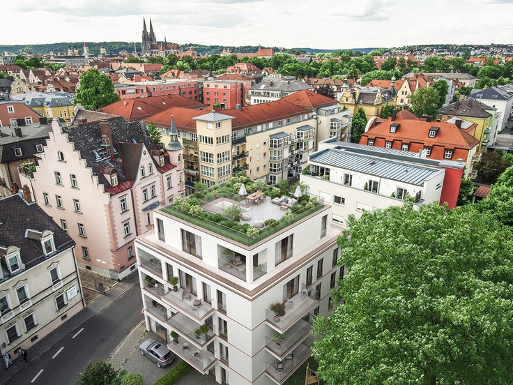 Eigentumswohnung, Penthouse kaufen in Regensburg-Ostenviertel - VILLA STERNBERG, Sternbergstraße 13