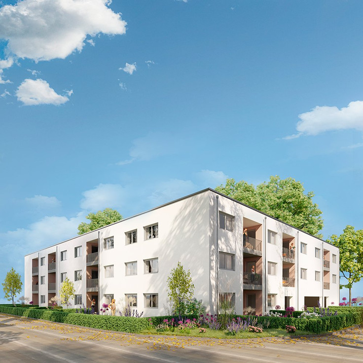 Eigentumswohnung, Investitionsobjekt, Kapitalanlage, Anlegerwohnung kaufen in Burglengenfeld - Marie-Juchacz-Straße 1+3, Marie-Juchacz-Straße 1+3