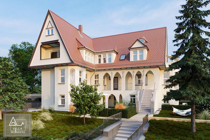 Eigentumswohnung, Kapitalanlage, Maisonettewohnung, Denkmal-AfA kaufen in Dresden - Villa Weinberg, Weinbergstraße 76
