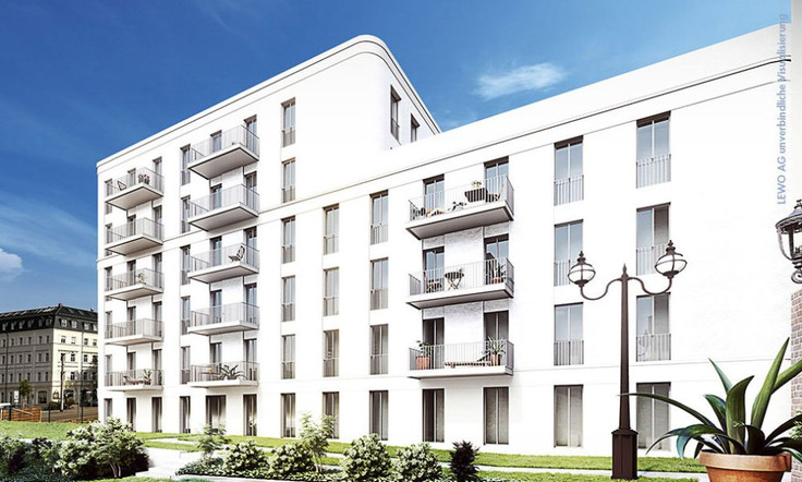 Eigentumswohnung kaufen in Chemnitz - Stille Post – A+ Neubau, Straße der Nationen 78