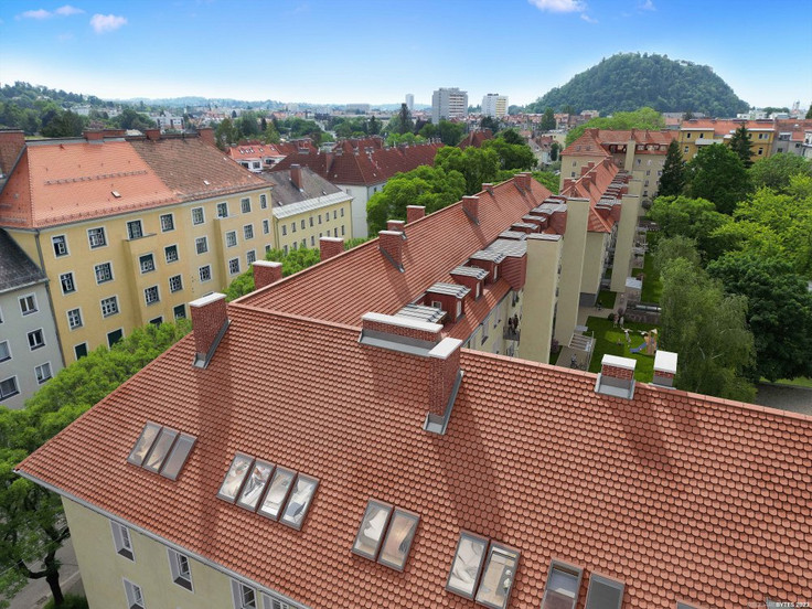Eigentumswohnung, Dachgeschosswohnung, Investitionsobjekt, Kapitalanlage, Vorsorgewohnung kaufen in Graz-Geidorf - Theodor-Körner-Straße 75–87, Theodor-Körner-Straße 75 - 87