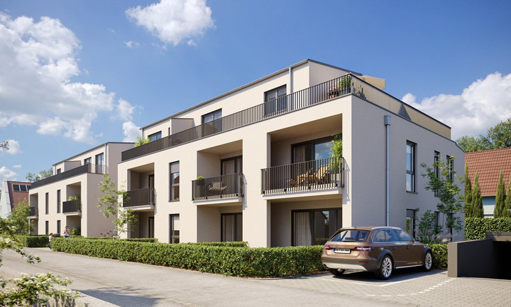 Eigentumswohnung, Penthouse kaufen in Ingolstadt-Mailing - Brunellenstraße 6 und 8, Brunellenstraße 6 und 8