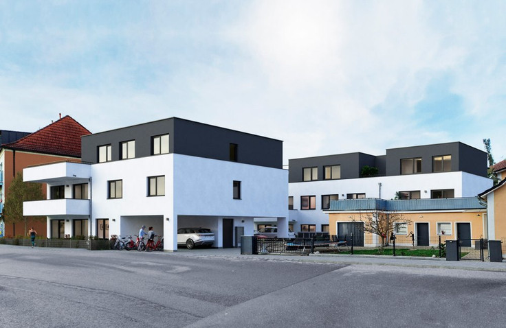 Eigentumswohnung kaufen in Manching - Wohnanlage OPPIDUM – Neubau in Manching, Bahnhofstraße 3
